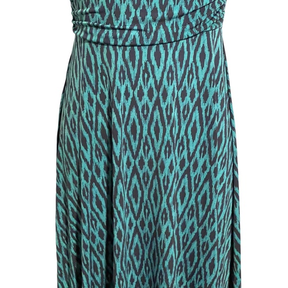 Banana Republic Print Strapless Knit Maxi Dress Maritime Blue Size XS NWT - Picture 5 of 13